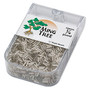 Bugle bead, Ming Tree™, glass, silver-lined translucent clear, 1/4 inch. Sold per 1/4 pound pkg.