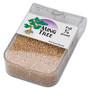 Seed bead, Ming Tree™, glass, transparent luster tan, #11 round. Sold per 1/4 pound pkg.