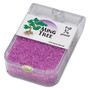 Seed bead, Ming Tree™, glass, transparent color-lined lilac, #11 round. Sold per 1/4 pound pkg.