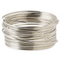 Wire, Wrapit®, Nickel Silver, half-hard, round, 12 gauge. Sold per 1/4 pound spool, approximately 13 feet.