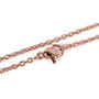 10pk - 304 Stainless Steel Cable Chain Necklaces, with Lobster Claw Clasps, Rose Gold, 17.7 inch(45cm)