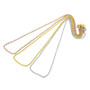 10pk - 304 Stainless Steel Cable Chain Necklaces, with Lobster Claw Clasps, Mixed Colour, 17.7 inch(45cm)