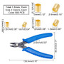 Crimp Bead Plier Kit, 3000pcs 3 Sizes 1.5mm 2mm 3mm Brass Tube Crimp End with 1pc Crimping Plier