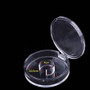 6pk - Transparent Acrylic Box, for Bracelet Box, Flat Round, Clear, 11.5x3.5cm