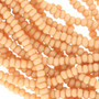 LAST STOCK: Seed bead, Preciosa Ornela, Czech glass, Wheat Op Solgel (03611), #6 round. Sold per Half hank.