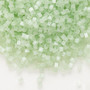 DB0828 - 11/0 - Miyuki Delica - opaque silk glazed mint green - 7.5gms - Cylinder Seed Beads