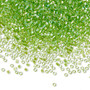 DB1246 - 11/0 - Miyuki Delica - Transparent Rainbow Apple Green - 7.5gms - Cylinder Seed Beads