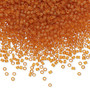 DB1261 - 11/0 - Miyuki Delica - Translucent Matt Marigold - 7.5gms - Cylinder Seed Beads