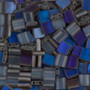 LAST STOCK: Seed bead, TILA®, glass, pkg/10g, 5mm Tila square, Azuro Matte (TL-4556)