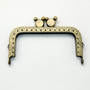 LAST STOCK: 1 x Purse Frame Rectangle 95mm x 61mm x 8mm Antique Bronze