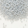 LAST STOCK: DB0252 - 11/0 - Miyuki Delica - Opaque Gold Luster Grey – 7.5gms - Cylinder Seed Beads