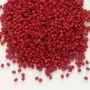 LAST STOCK: DB0796 - 11/0 - Miyuki Delica - Opaque Matt Red - 7.5gms - Cylinder Seed Beads