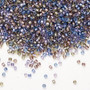 LAST STOCK: DB0986 - 11/0 - Miyuki Delica - Transparent Inside Dyed Colour Purple Bronze Mix  - 7.5gms - Cylinder Seed Beads