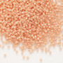 LAST STOCK: DB2111 - 11/0 - Miyuki Delica - Duracoat® opaque pale peach - 7.5gms - Cylinder Seed Beads