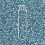 LAST STOCK: DBS0044 - Miyuki Delica Beads - Cylinder- SIZE #15 - 7.5gms - Silver Lined Aqua LAST STOCK: DBS0044 - Miyuki Delica Beads - Cylinder- SIZE #15 - 7.5gms - Silver Lined Aqua