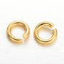 LAST STOCK: Brass Open Jump Rings, Gold, 4x1mm (approx 900) LAST STOCK: Brass Open Jump Rings, Gold, 4x1mm (approx 900)