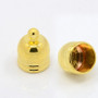 LAST STOCK: 100 x Cord Ends (5.5mm I.D), 10mm * 7mm Bell Shape - Gold LAST STOCK: 100 x Cord Ends (5.5mm I.D), 10mm * 7mm Bell Shape - Gold