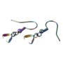 LAST STOCK: 10 pack (5 pair) Tarnish Resistant 304 Stainless Steel Hooks, Ear Wire, with Ice Pick Pinch Bails, Rainbow Colour, 27x20mm, 21 Gauge, Pin: 0.7mm LAST STOCK: 10 pack (5 pair) Tarnish Resistant 304 Stainless Steel Hooks, Ear Wire, with Ice Pick Pinch Bails, Rainbow Colour, 27x20mm, 21 Gauge, Pin: 0.7mm
