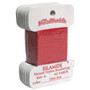 LAST STOCK: Silamide Beading Thread - 2 ply Waxed Nylon - 40 Yards (Size A) Red