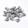LAST STOCK: 50 pack - Alloy Beads Caps, Gunmetal, Nickel Free, about 11mm in diameter, 2.5mm thick, hole: 1.5mm LAST STOCK: 50 pack - Alloy Beads Caps, Gunmetal, Nickel Free, about 11mm in diameter, 2.5mm thick, hole: 1.5mm