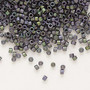 DB1053 - 11/0 - Miyuki Delica - Opaque Matte Metallic Gold Iris Plum Emerald - 7.5gms - Cylinder Seed Beads