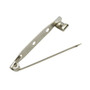 20 x Brooch Finding Pin Platinum - 40mm