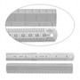 Ruler and roller set, 6-1/4 x 1-inch hexagon roller and 6-inch ruler