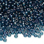 15-305 - 15/0 - Miyuki - Translucent Gold Luster Medium Blue - 8.2gms Vial Glass Round Seed Beads