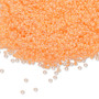 15-4298 - 15/0 - Miyuki - Transparent Luminous Colour-Lined Neon Light Orange - 8.2gms Vial Glass Round Seed Beads