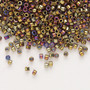 DB0029 - 11/0 - Miyuki Delica - Metallic Purple Gold Iris - 7.5gms - Cylinder Seed Beads