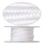 Cord, soutache, polyester, 3.5mm wide. Sold per 6-yard spool. White