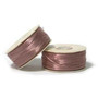 Thread, Nymo®, nylon. 1 x Bobbin Size D - 64yds Rosey Mauve