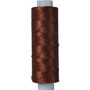 LAST STOCK: 10gm Spool Pearl Crochet Cotton - Size 8 Coffee Brown