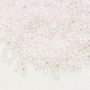 DB0082 - 11/0 - Miyuki Delica - Translucent Pale Pink-lined Rainbow Crystal Clear - 7.5gms - Cylinder Seed Beads