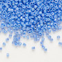 DB0167 - 11/0 - Miyuki Delica - Opaque Light Sapphire AB - 7.5gms - Cylinder Seed Beads