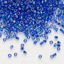 DB0178 - 11/0 - Miyuki Delica - Transparent Sapphire AB - 7.5gms - Cylinder Seed Beads