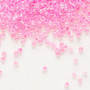 DB0246 - 11/0 - Miyuki Delica - Colour Lined Crystal Dark Pink - 7.5gms - Cylinder Seed Beads