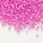 DB0247 - 11/0 - Miyuki Delica - Opaque Colour Lined Luster Hot Pink - 7.5gms - Cylinder Seed Beads