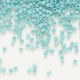 DB0375 - 11/0 - Miyuki Delica - Opaque Matte Glazed Luster Light Blue - 7.5gms - Cylinder Seed Bead