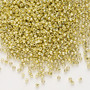 DB0412 - 11/0 - Miyuki Delica - Opaque Galvanized Yellow - 7.5gms - Cylinder Seed Bead