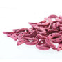 10gm bag of Czech Crescent Beads 3mm x 10mm CRS310-77027 Met Cranberry