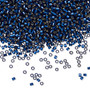 DB2191 - 11/0 - Miyuki Delica - Duracoat® transparent silver-lined navy blue - 7.5gms - Cylinder Seed Beads