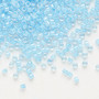 DB2039 - 11/0 - Miyuki Delica - Transparent Colour Lined Luminous Neon Blue - 7.5gms - Cylinder Seed Beads