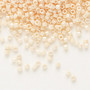 DB1502 - 11/0 - Miyuki Delica - Opaque Enamelled Rainbow Light Peach - 7.5gms - Cylinder Seed Beads