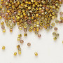 DB0501 - Miyuki Delica Beads - Cylinder- SIZE #11 - 4gms - Colour DB501 24kt Gold Iris