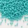 DB0729 - 11/0 - Miyuki Delica - Opaque Turquoise - 7.5gms - Cylinder Seed Beads