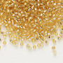 DB0042 - 11/0 - Miyuki Delica - Silver Lined Gold - 250gms - Cylinder Seed Beads