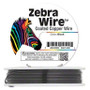 1 x reel of Zebra Wire round - 24 guage (20 yards, 18 metres) Black