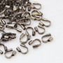 5gms Brass Wire Guardian and Protectors, Gunmetal Color, 4mm x 5mm , hole: 0.5mm (approx 150)