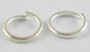 LAST STOCK: Silver Round Jump ring  8mm x 1mm thick (50gms) (approx 350 rings)